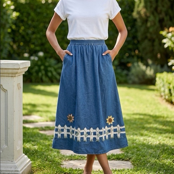 P.M.G. Collection Dresses & Skirts - P.M.G. Collection denim cute skirt